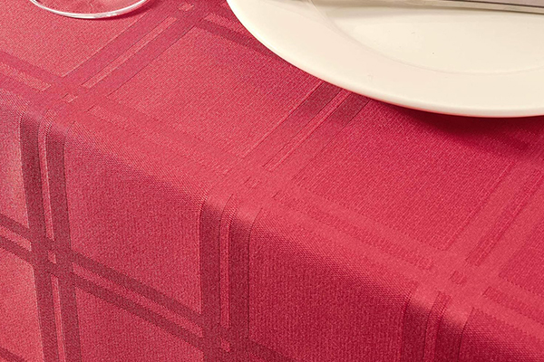 OEM Microfibre Plaid Table Cloth Rectangle Modern Tablecloth Waterproof Anti-Shrink Soft And Wrinkle Resistant Decorative Fabric Table Cover For Kitchen