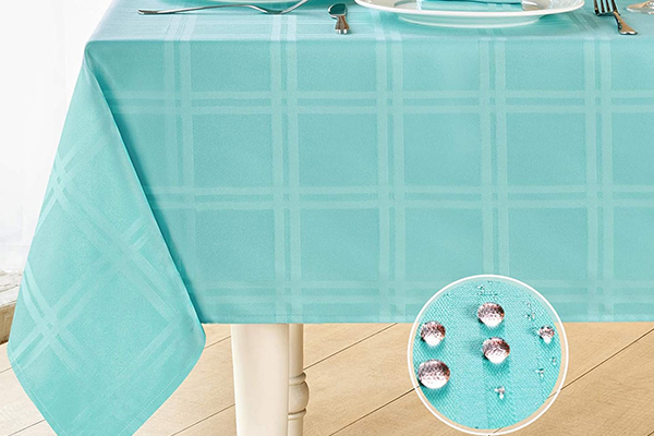 OEM Microfibre Plaid Table Cloth Rectangle Modern Tablecloth Waterproof Anti-Shrink Soft And Wrinkle Resistant Decorative Fabric Table Cover For Kitchen