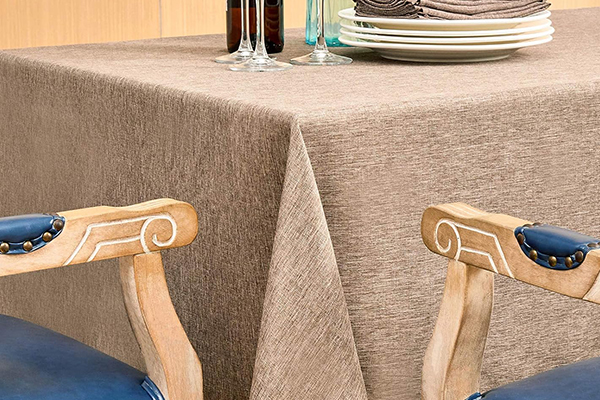 OEM Rectangle Table Cloth Linen Farmhouse Tablecloth Waterproof Anti-Shrink Soft And Wrinkle Resistant Decorative Fabric Table Cover For Kitchen